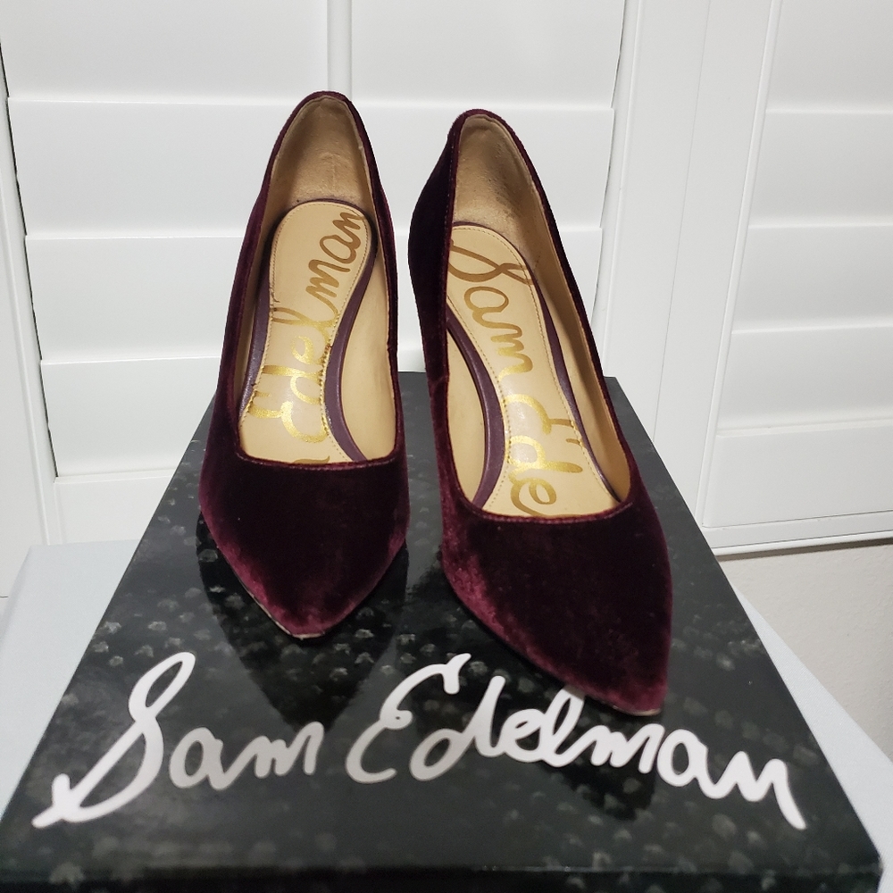 Sam Edelman Hazel Sangria Heel